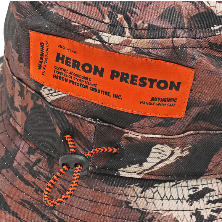 ヘロンプレストン HERON PRESTON 迷彩 バケットハット HMLA005S22FAB002-6401