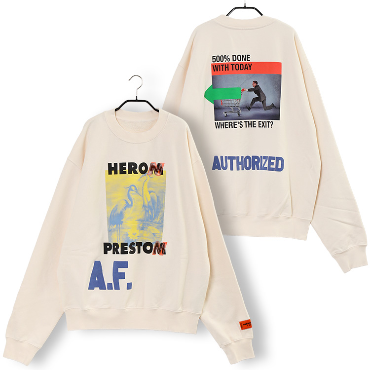 ヘロンプレストン HERON PRESTON トレーナー CREWNECK OS A.F.