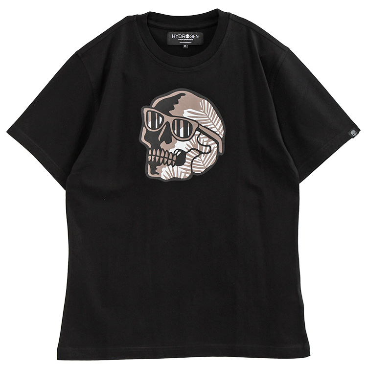 ハイドロゲン パーム スカル Tシャツ SKULL TEE SS 320614-007 BLACK ...