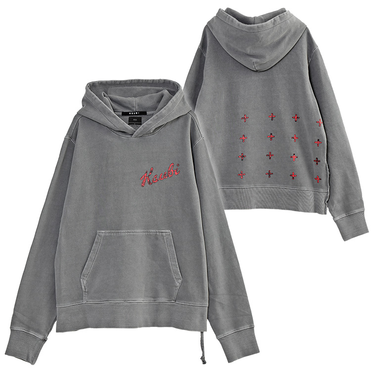 スビ Ksubi パーカー Autograph biggie hoodie hyper MFA23FL002-GREY｜importbrand-jp｜02