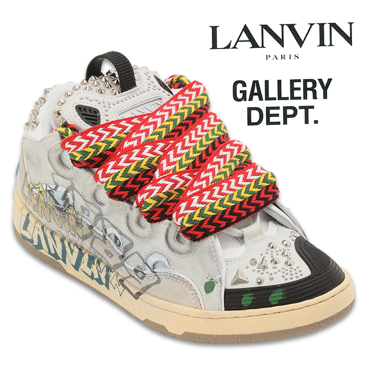 GALLERY DEPT. × LANVIN スタッズ カーブ スニーカー FW 