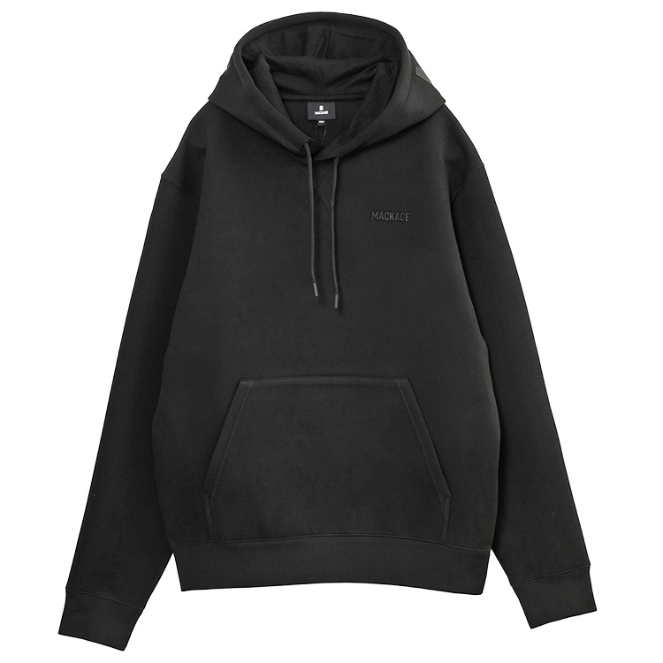 Mackage マッカージュ 同色ロゴ パーカー ダブルフェイスジャージー
