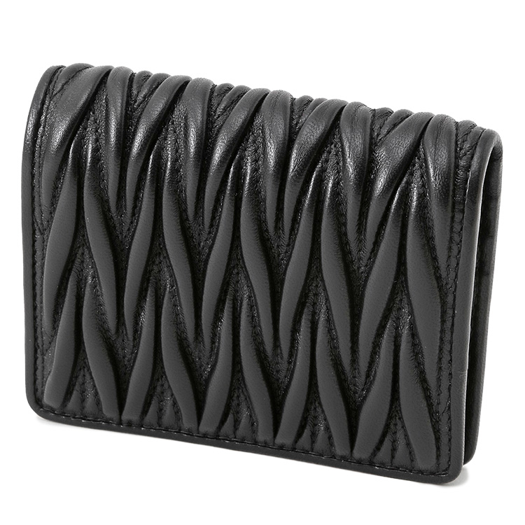 miu miu（ミュウミュウ） 二つ折り財布 マテラッセレザー 5MV204-AFPP