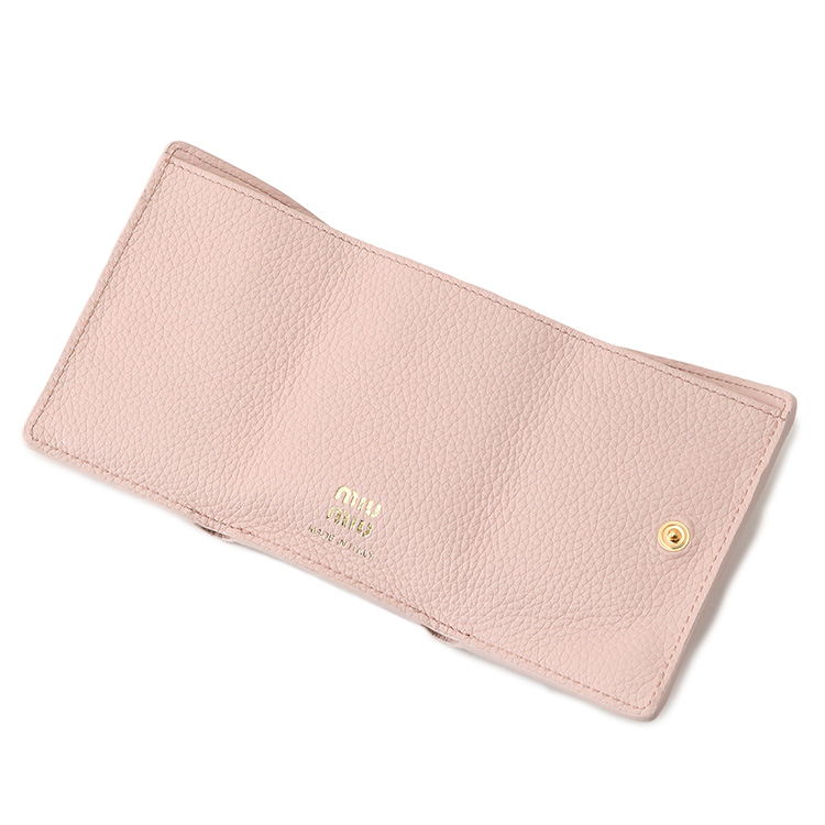 miu miu（ミュウミュウ） 三つ折り財布 5MH021-ADT7-F0LOZ ジェム