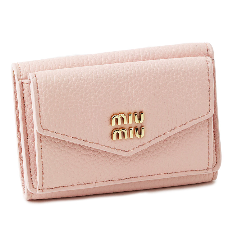 miu ミュウミュウ miumiu 三つ折り財布 5MH021-ADT7-F0LOZ ジェム