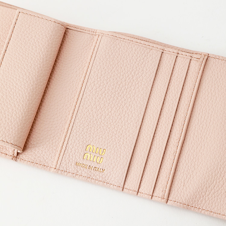 miu miu（ミュウミュウ） 三つ折り財布 MIUMIU 5MH040 ADT7 F0LOZ