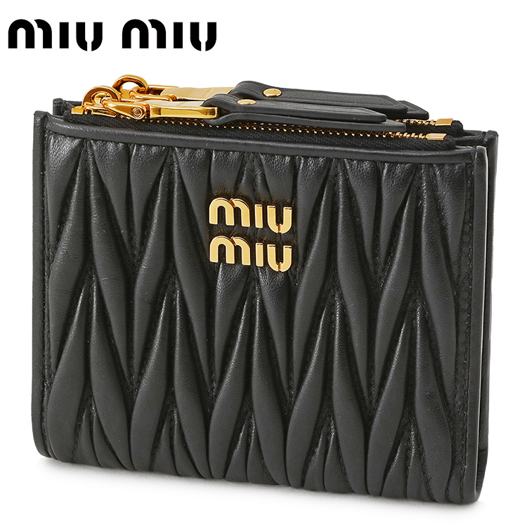 miu miu（ミュウミュウ） 二つ折り財布 MIUMIU 5ML024 AFPP F0002