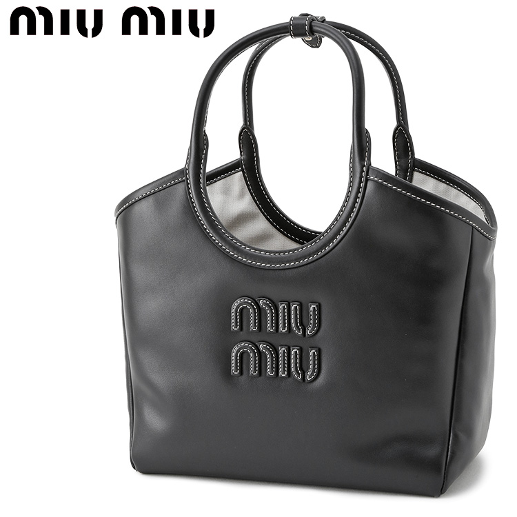 miu miu（ミュウミュウ） アイビー レザー バッグ Softy スモール