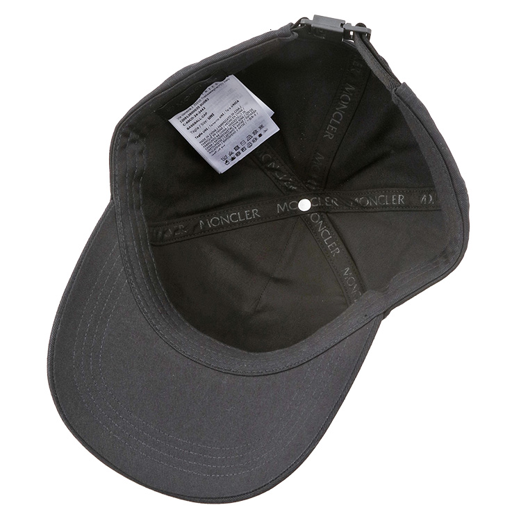 MONCLER（モンクレール） MONCLER Matt Black ベースボールキャップ