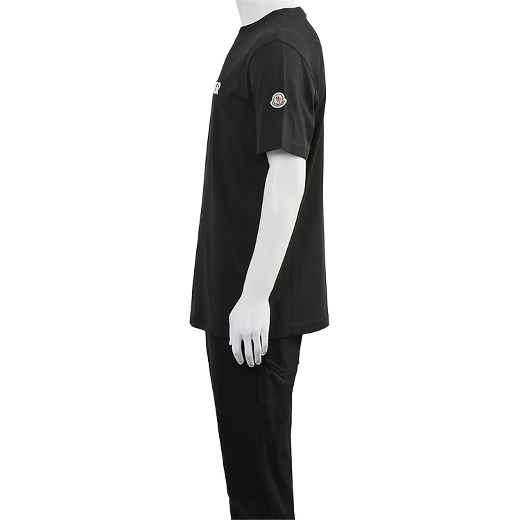 MONCLER モンクレール Tシャツ ラバーロゴ 8C000-34-89AJS-999 MONCLER モンクレール Tシャツ ラバーロゴ 8C000-34-89AJS-999