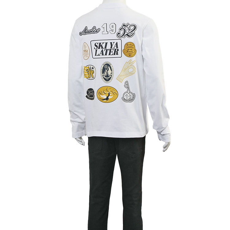 MONCLER（モンクレール） ロンT 長袖 Tシャツ SKI YA LATER 8D000-10