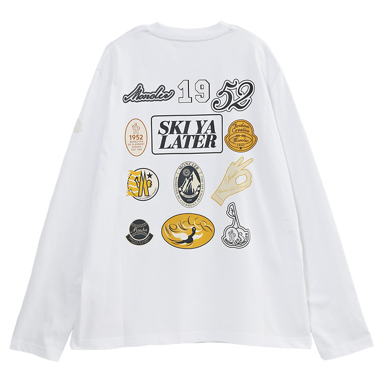 MONCLER（モンクレール） ロンT 長袖 Tシャツ SKI YA LATER 8D000-10