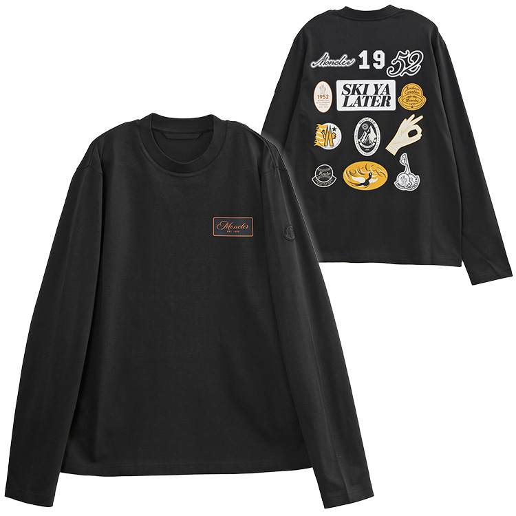 MONCLER（モンクレール） ロンT 長袖 Tシャツ SKI YA LATER 8D000-10