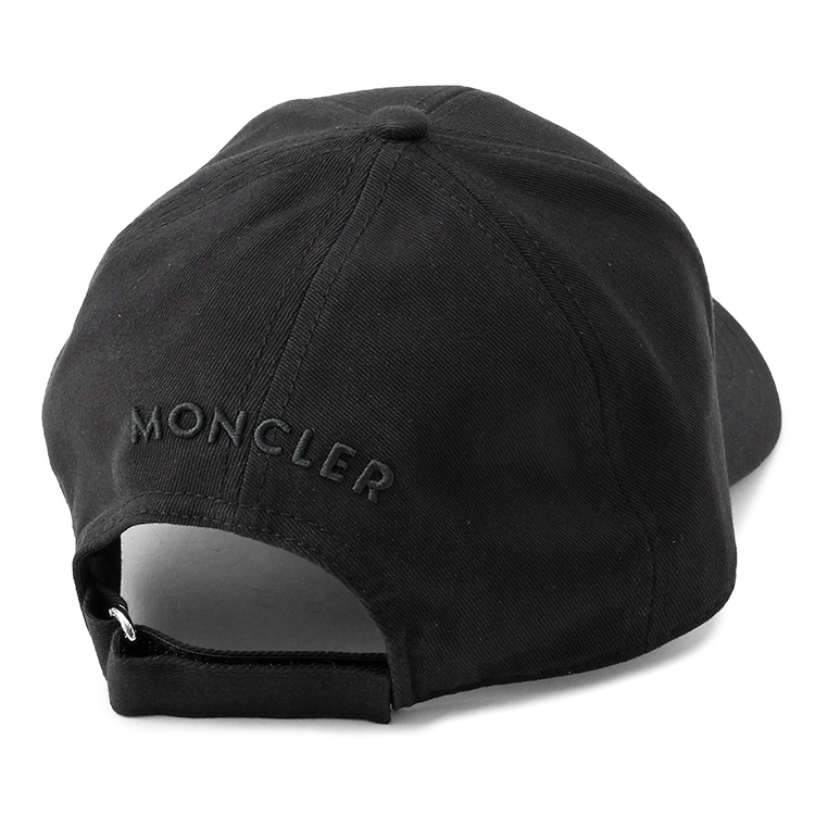 MONCLER（モンクレール） キャップ 刺繍ロゴ コットンギャバジン