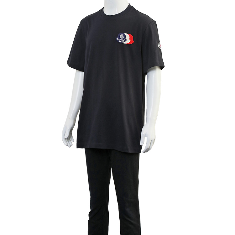 MONCLER（モンクレール） MONCLER Tシャツ トリコロールパッチ 8C000