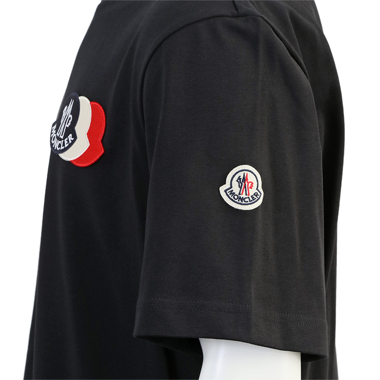 MONCLER（モンクレール） MONCLER Tシャツ トリコロールパッチ 8C000