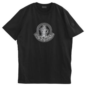 モンクレール マットブラック MONCLER Matt Black Tシャツ ロゴモチーフ 8C00...