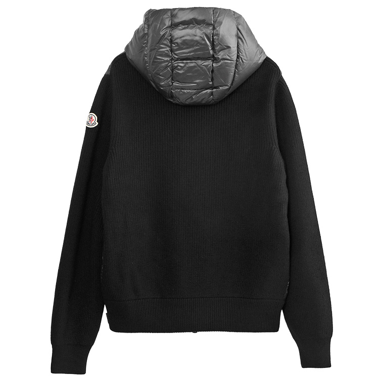 MONCLER（モンクレール） ダウン × ウールニット カーディガン 9B000