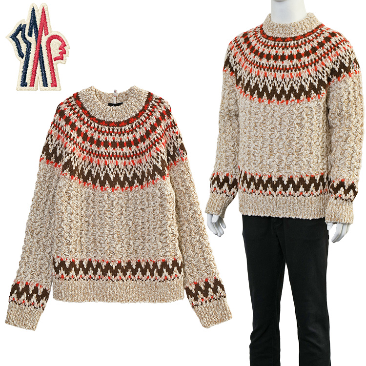 MONCLER Grenoble モンクレール グルノーブル ケーブル ニット 9C000