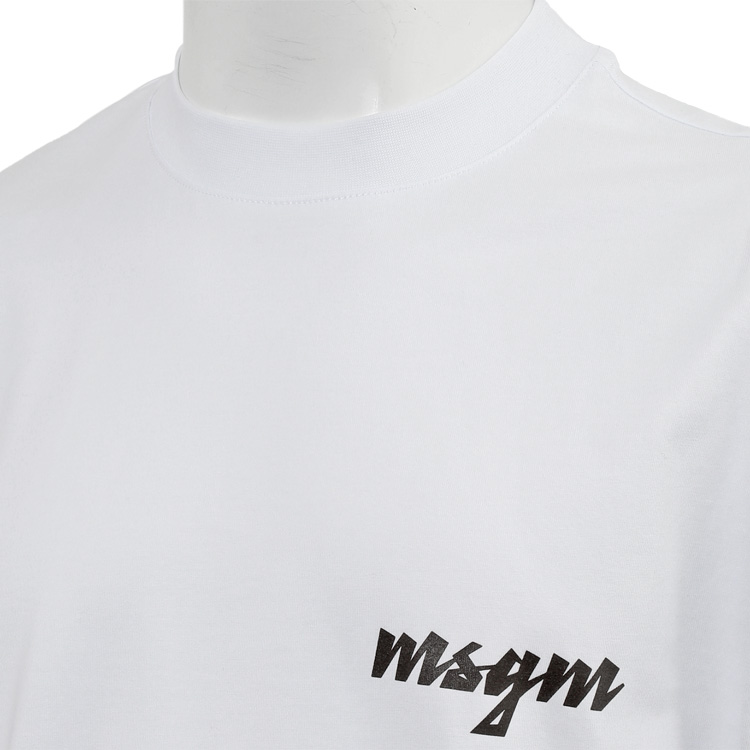 エムエスジーエム MSGM Tシャツ バックプリント オーバーサイズ