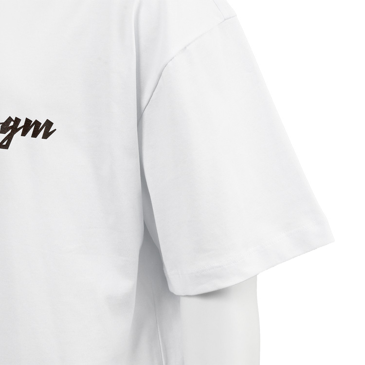 MSGM エムエスジーエム Tシャツ バックプリント オーバーサイズ