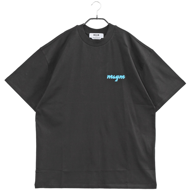 MSGM Tシャツ パームツリー バックプリント 3440MM193-237002-99 msgm02092303_4.jpg