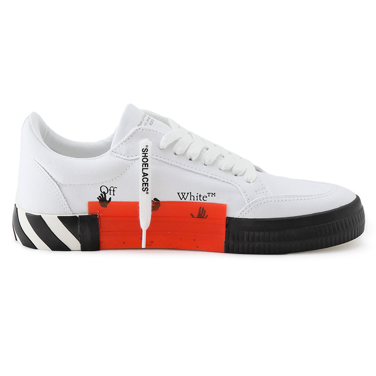 オフホワイト Off-White スニーカー LOW VULCANIZED CANBAS