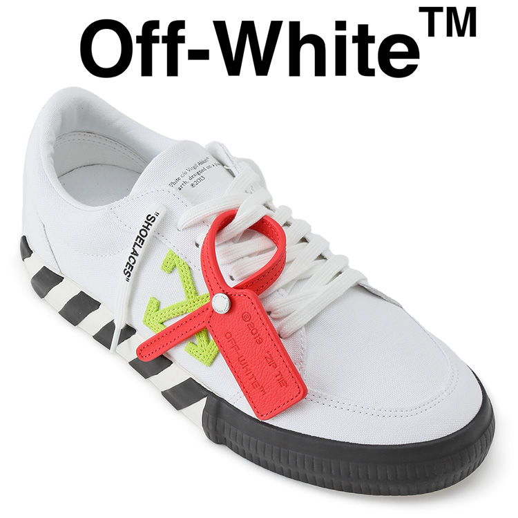 オフホワイト Off-White スニーカー LOW VULCANIZED CANBAS