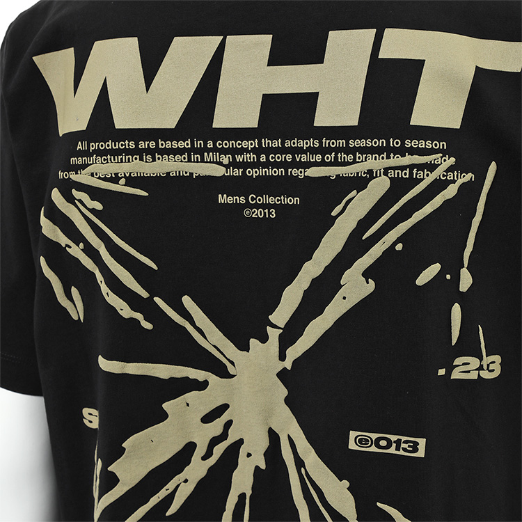 オフホワイト Off-White Tシャツ スプラッシュ アロー スリム