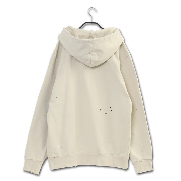 Palm Angels ダメージ ペイント パーカー PMBB117F22FLE005-0310 Palm Angels ダメージ ペイント パーカー PMBB117F22FLE005-0310
