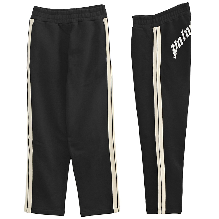 パームエンジェルス Palm Angels カーブロゴ スウェット パンツ CURVED LOGO TRACK SWEATPANTS PMCH02KF25FLE001-1003の画像