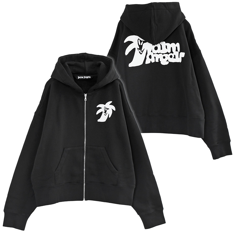 パームエンジェルス PALM ANGELS ジップパーカー Hunter Zipped Hoodie PMBE014E23FLE002-1001 :  palm08092301 : IMPORTBRAND JP - 通販 - Yahoo!ショッピング