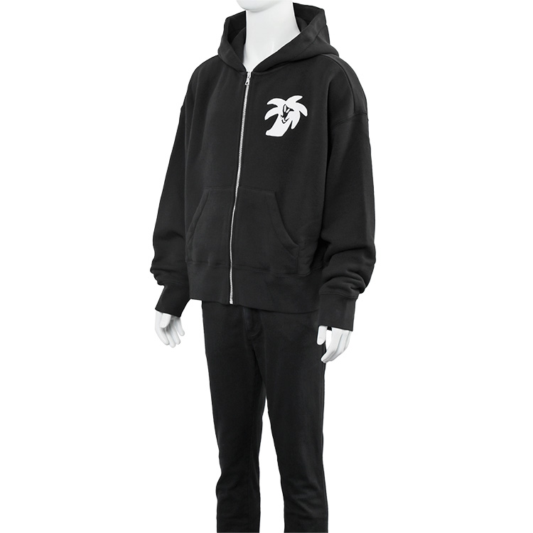 Palm Angels ジップ パーカー Hunter PMBE014E23FLE002-1001 palm08092301_2.jpg