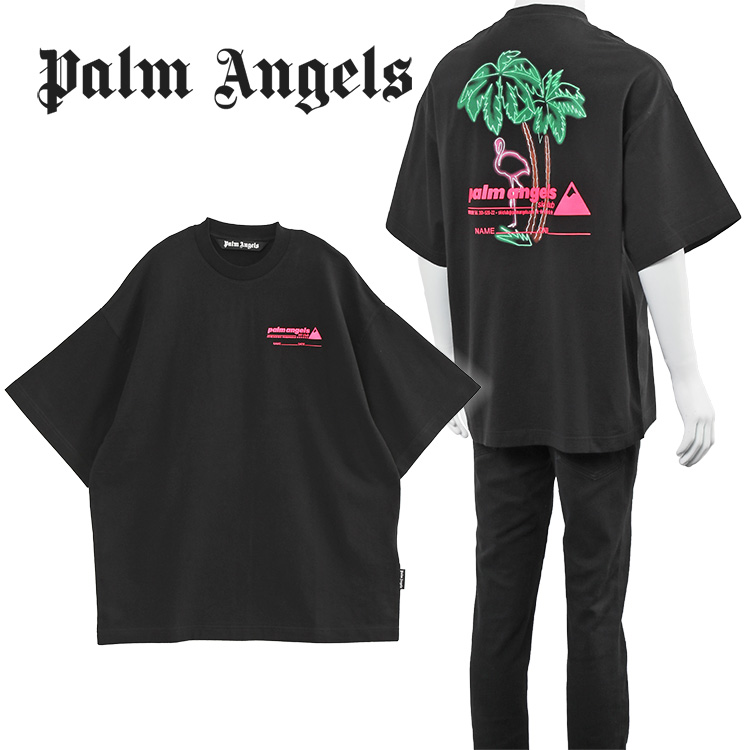 パーム エンジェルス Palm Angels Tシャツ PA Ski Club Classic Tee PMAA066S23JER001-1084
