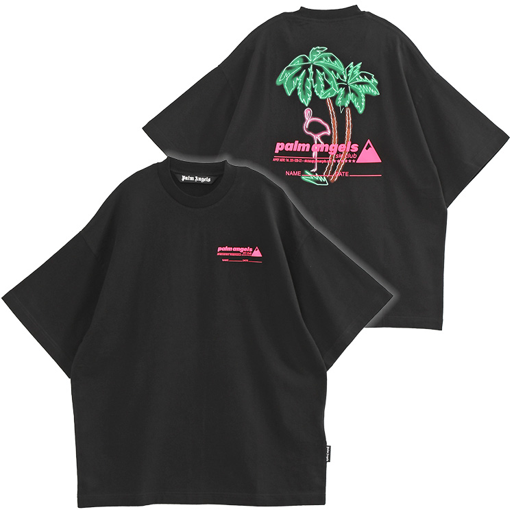 パーム エンジェルス Palm Angels Tシャツ PA Ski Club Classic Tee PMAA066S23JER001-1084