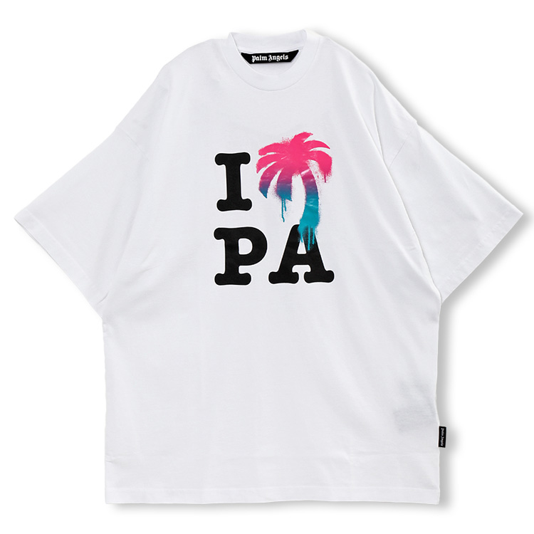 パーム エンジェルス Palm Angels Tシャツ I Love Pa Classic Tee PMAA066S23JER002-0184