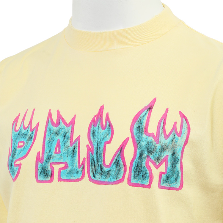 パーム エンジェルス Palm Angels Tシャツ Logo Flames Vint Tee