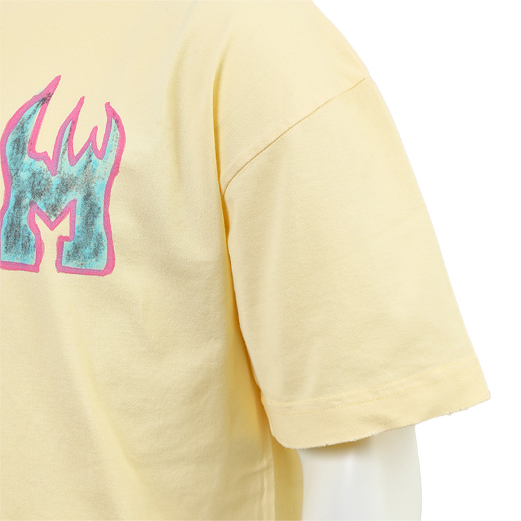 パーム エンジェルス Palm Angels Tシャツ Logo Flames Vint Tee