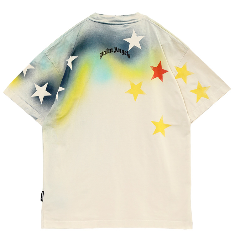 Palm Angels パーム エンジェルス Tシャツ Sprayed Stars Vint