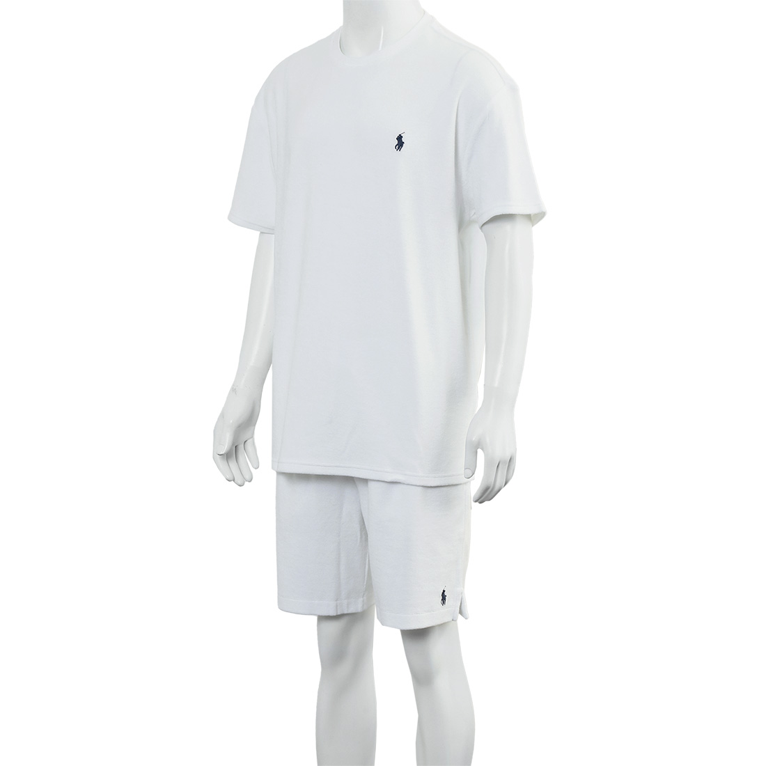 POLO Ralph Lauren パイル セットアップ テリー Tシャツ × スウェット ハーフパンツ  710901045001/710901046001-WHITE ホワイト : polo20062403 : IMPORTBRAND JP - 通販 -  Yahoo!ショッピング