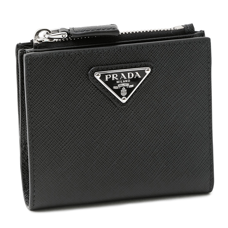 PRADA（プラダ） 二つ折り財布 2ML049 サフィアーノトライアングル