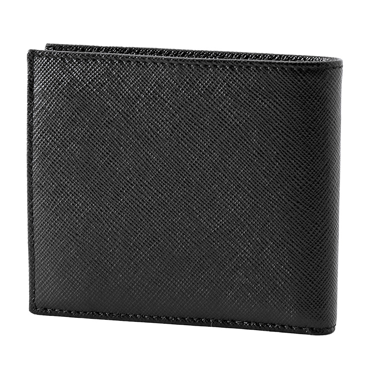 PRADA（プラダ） 二つ折り財布 2MO738-QHH-F0002 サフィアーノレザー