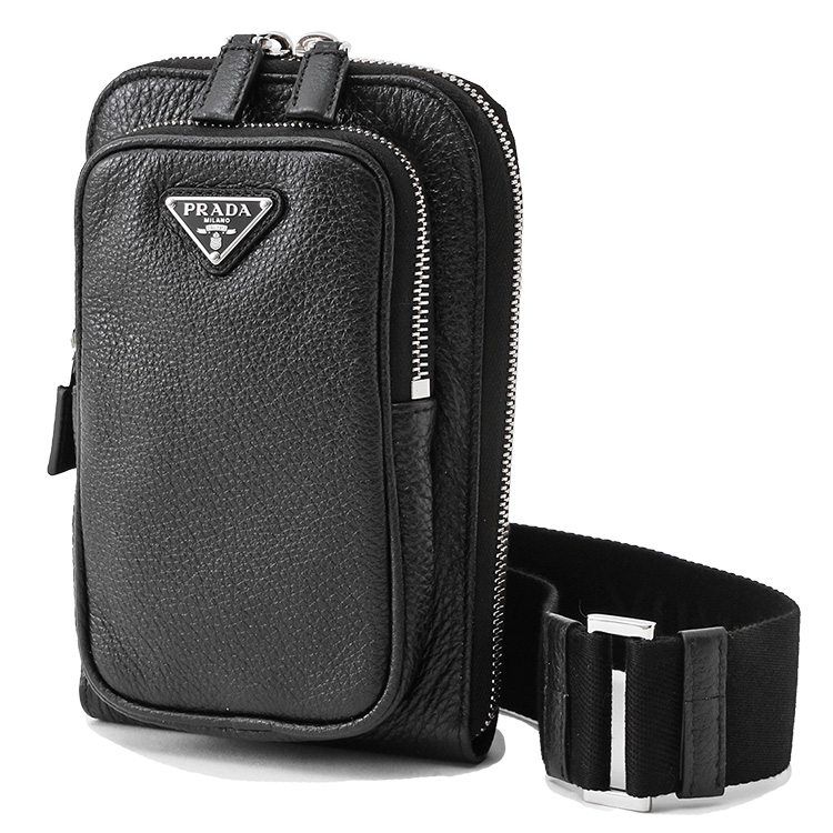 PRADA（プラダ） レザー スマートフォンケース 2ZH195-2BBE-F0002_NERO