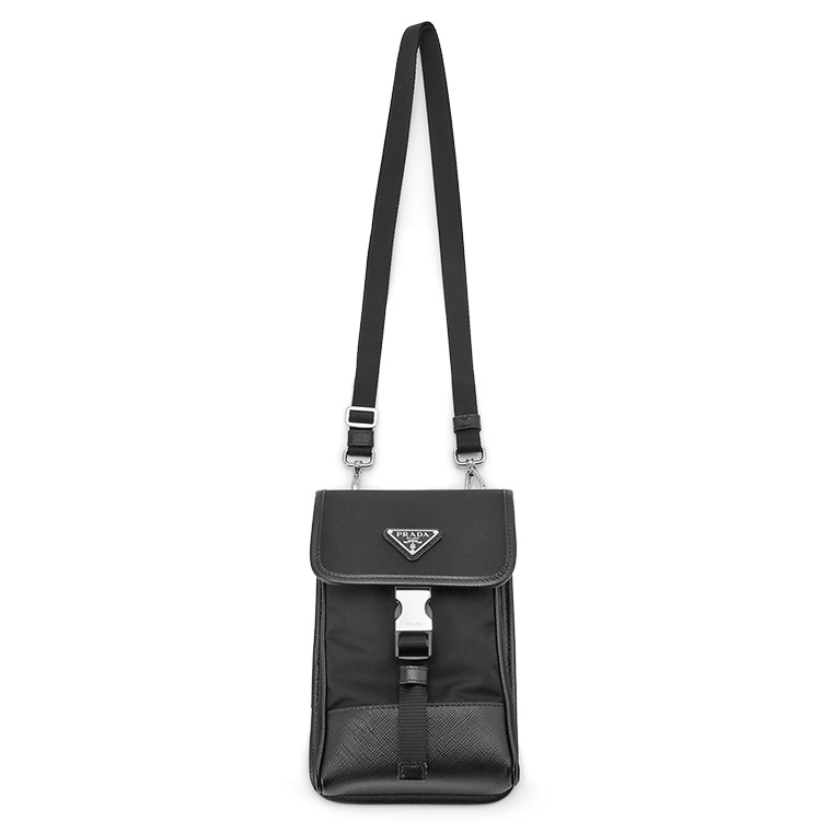 PRADA プラダ Re-Nylon x サフィアーノレザー スマートフォン