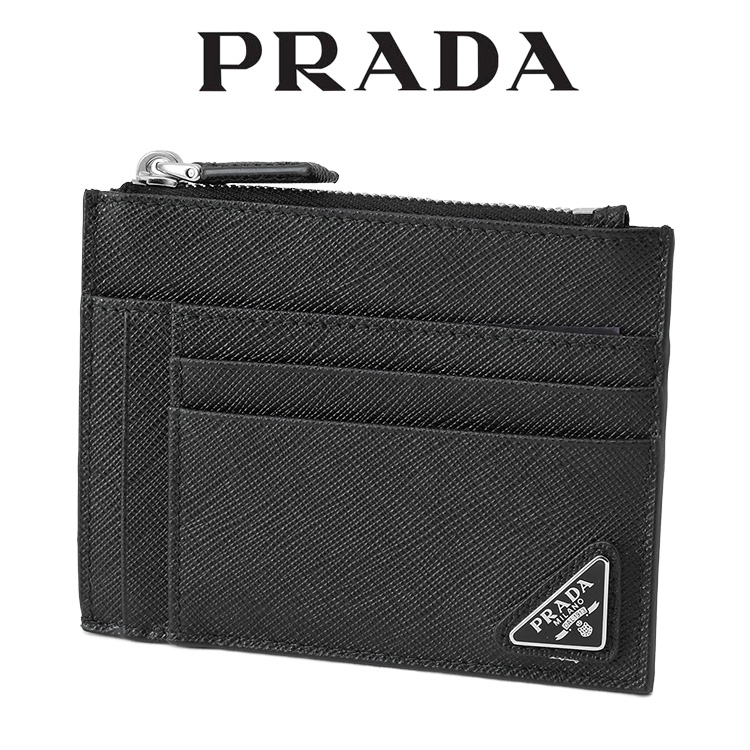 PRADA プラダ サフィアーノトライアングル カードケース 2MC067
