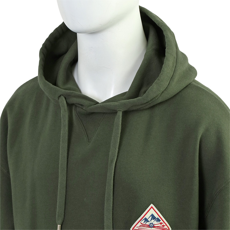 PYRENEX プルオーバー パーカー メンズ HUS018 P3170 DEEP KHAKI Pyrenex ピレネックス PYRENEX パーカー ジャーニーブラッシュ