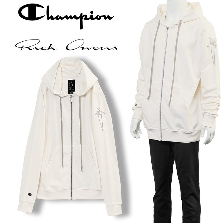 リックオウエンス RICK OWENS X CHAMPION JASON'S ジップ 