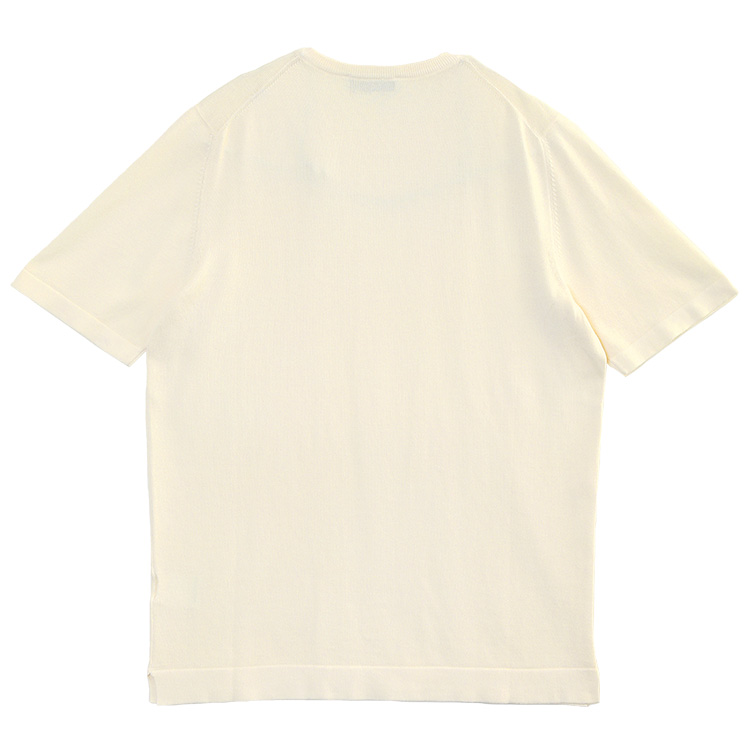 Gran Sasso（グランサッソ） ハイゲージニットTシャツ オフホワイト