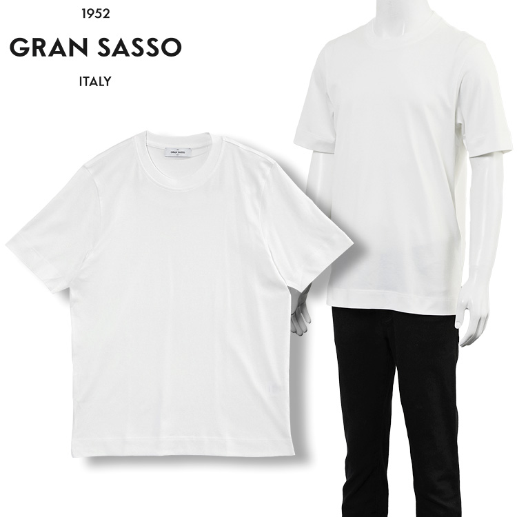 Gran Sasso（グランサッソ） Tシャツ オフホワイト 60139-81001-005
