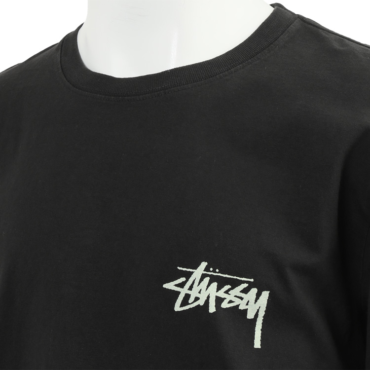 STUSSY ストックロゴ ロンT 長袖 Ｔシャツ SKATE POSSE PIG.DYED LS